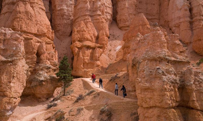 Queens Garden Hiking Trail in Bryce Canyon