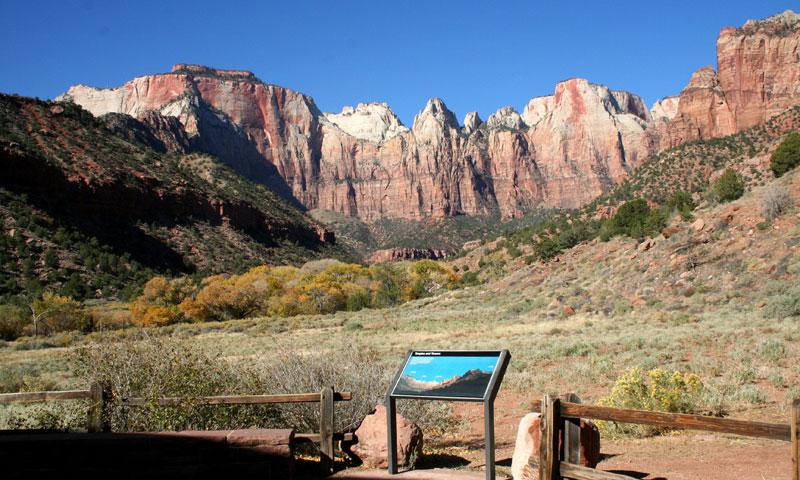 View from Zion History Museum