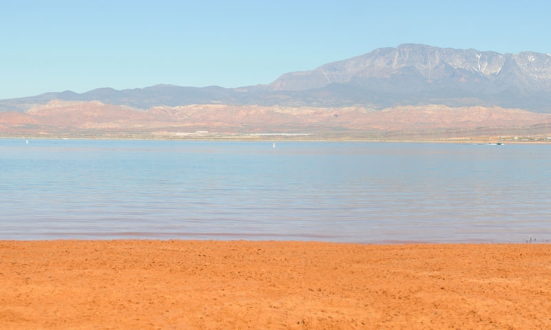 Sand Hollow State Park near Saint George Utah