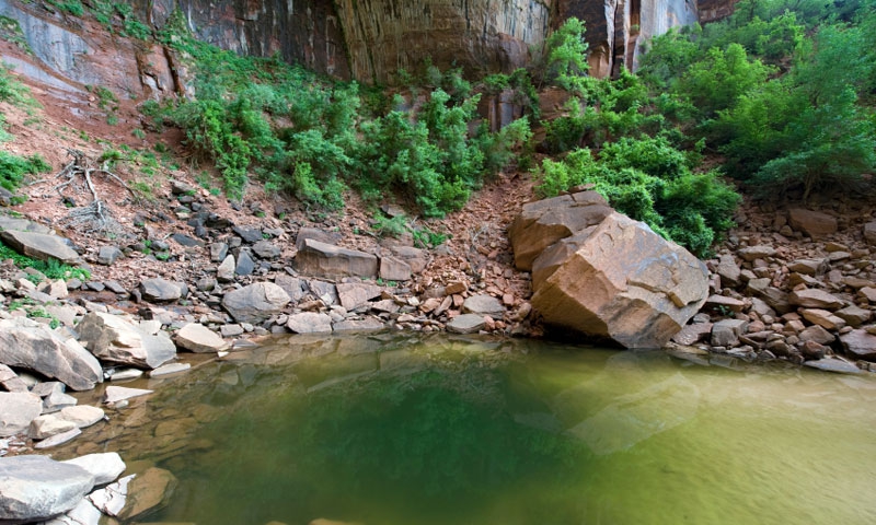 Emerald Pool in Zion National Park